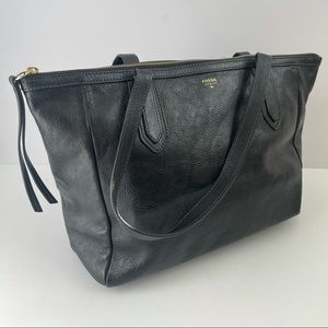Fossil Black Tote